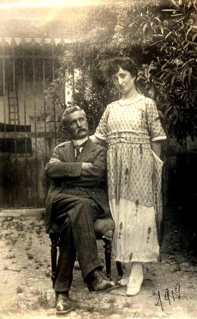 Anita Raminzoni col padre